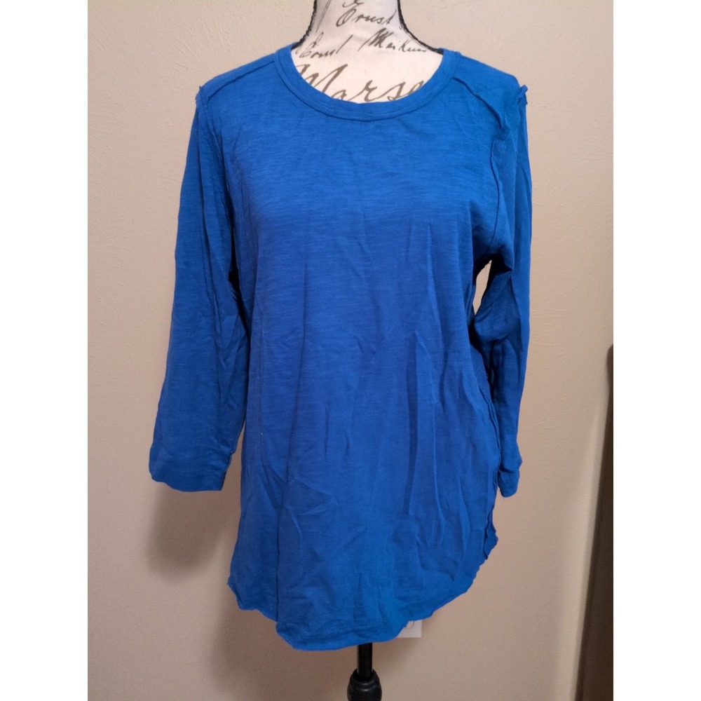 Logo Principles Women's Blue Tunic  Medium